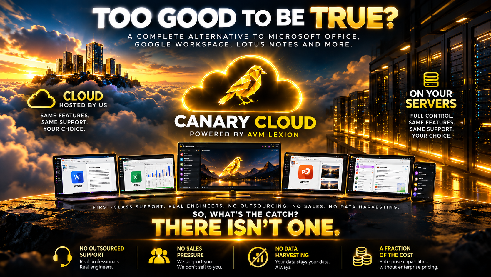 Canary Cloud: the complete alternative